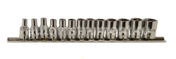 Набор головок 13 пр. OMBRA 1/4" 4-14мм.