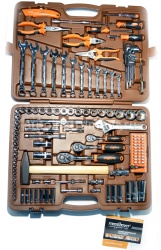 Набор инструмента OMBRA OMT131S (131 предметов) 1/4",3/8",1/2" 6 гр. пласт.кейс