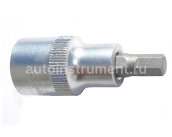 Головка торцевая со вставкой HEX Н7 1/2" АВТОДЕЛО L=55mm 39287