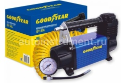 Автомобильный воздушный компрессор Goodyear GY-50L 50 л/мин GY000112 со съемным винтовым шлангом