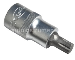 Головка торцевая со вставкой SPLINE М9 1/2" АВТОДЕЛО L=55mm 39509