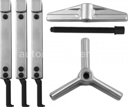 Съёмник универсальный, американского типа 2-3 захвата. Глубина захвата 200 мм. набор JonneswayAE3101