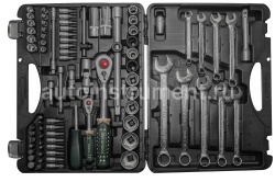 Набор инструмента ROCK FORCE RF-4821-5 (82 предмета) 1/2" & 1/4"DR 6-гранный в чемодане