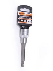 Головка торцевая со вставкой SPLINE М 8 1/2" АВТОДЕЛО Профессионал L=100мм. 39198