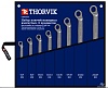 Набор ключей накидных 8 шт. THORVIK 6-27 мм. изогнутых ORWS008