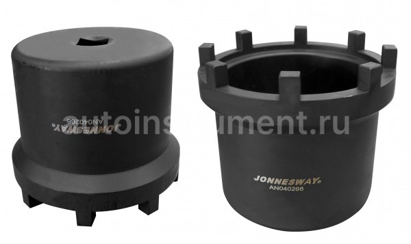 Торцевая головка 3/4" радиусная 8 шипов для гайки ступицы SCANIA Jonnesway