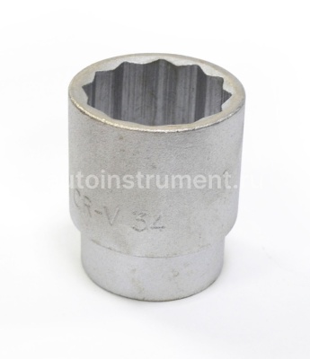 Головка торцевая 34мм. 3/4" АВТОДЕЛО 12 гр. 39034