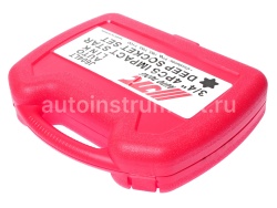 Набор головок ударных TORX 3/4" T70-T100. длина 105мм (в кейсе) 4шт JTC-J604LT