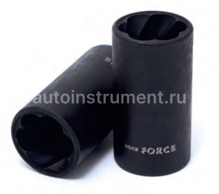 Головка-экстрактор 1/2''DR для поврежденных болтов/гаек 19мм (1031-19) ROCK FORCE RF-90619