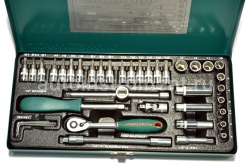 Набор головок 41 пр. Jonnesway 1/4" S04H2141S
