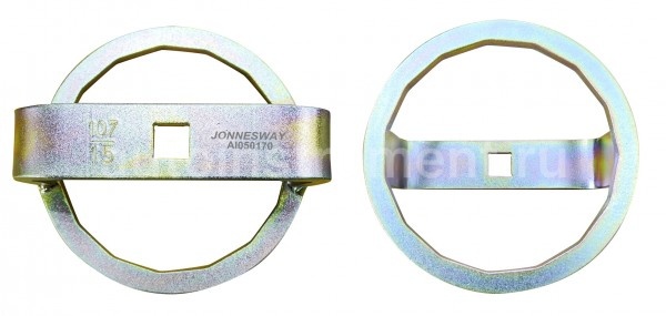 Ключ масляного фильтра 1/2"DR, 107 мм, 15 граней, для грузовых автомобилей VOLVO Jonnesway