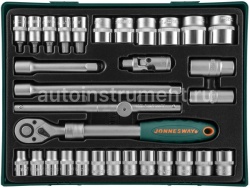 Ложемент - набор головок 31 пр. Jonnesway 1/2" 10-32мм. S04H4131SP