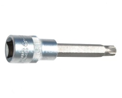 Головка торцевая со вставкой SPLINE М10 1/2" АВТОДЕЛО L=100mm 39610