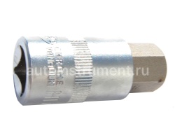 Головка торцевая со вставкой HEX Н17 1/2" АВТОДЕЛО L=55mm 39297