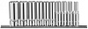 Набор головок 10 пр. OMBRA 1/4" 3/16”-9/16”, 12 гр на держателе.