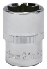 Головка торцевая 21мм. 1/2" OMBRA 12 гр.