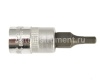Головка торцевая со вставкой HEX Н3 1/4" Jonnesway L=37мм.