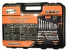 Набор инструмента АВТОДЕЛО 39877 (77 предметов) 1/2",1/4" пласт.кейс