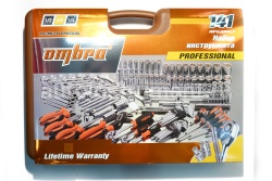 Набор инструмента OMBRA OMT141S (141 предметов) 1/4",3/8",1/2" 6 гр. пласт.кейс