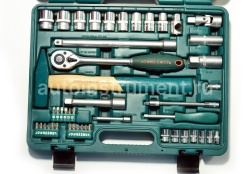 Набор инструмента Jonnesway SO4H52460S (60 предметов) 1/4" 6-13мм. 1/2" 12-24мм.