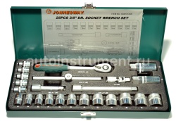 Набор головок 25 пр. Jonnesway 3/8" 10-22мм. S04H3125S