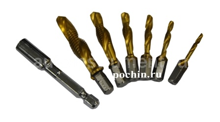 Биттметчик набор М3-М10 (М 3 — М 10) EXACT TIN