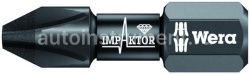 Бита Pozidrriv PZ2 WERA 25мм. Impaktor