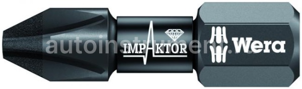 Бита Pozidrriv PZ3 WERA 25мм. Impaktor