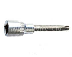 Головка торцевая со вставкой TORX Т45 1/2" АВТОДЕЛО L=100mm 39645