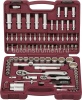 Набор инструмента THORVIK UTS0094/12 (94 предмета) 1/4",1/2" 12 гр. пласт.кейс