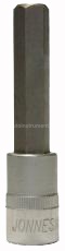Головка торцевая со вставкой HEX Н14 1/2" Jonnesway L=100мм. S09H4314