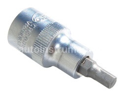 Головка торцевая со вставкой HEX Н6 1/2" АВТОДЕЛО L=55mm 39286