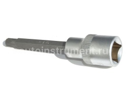 Головка торцевая со вставкой SPLINE М8 1/2" АВТОДЕЛО L=100mm 39608
