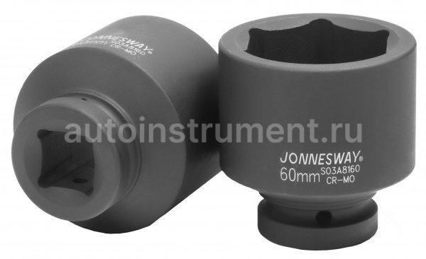 Головка торцевая 60мм. 3/4" Jonnesway CrVMo ударная S03A6160