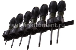 Набор отвёрток TORX с отверстием, 7 штук ДЕЛО ТЕХНИКИ 726117