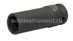 Головка торцевая 1/2"DR 6-гранная ударная удлиненная тонкостенная 19мм ROCK FORCE RF-4458519ТН