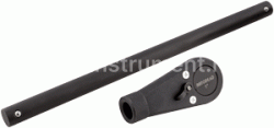Трещотка 3/4" АВТОДЕЛО ударная (24 зуба, L=510 мм.,15 град.) 39526