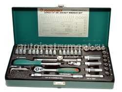Набор головок 41 пр. Jonnesway 1/4" S04H2141S