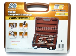 Набор головок 24 пр. OMBRA 1/2" 8-32мм.