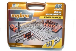 Набор инструмента OMBRA OMT88S (88 предметов) 1/4",1/2" 6 гр. пласт.кейс