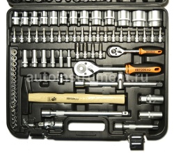 Набор инструмента АВТОДЕЛО 39899 (101 предметов) 1/2",1/4" пласт.кейс