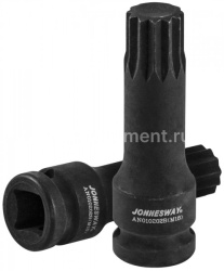 Торцевая насадка 1/2"DR M18x78 мм. для задней ступицы автомобилей VAG Jonnesway