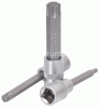 Головка торцевая со вставкой TORX Т15 1/2" АВТОДЕЛО L=100mm 39634