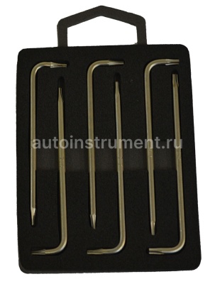 Набор ключей TORX 6 шт. Т4-Т9 Jonnesway с центр. отв. Г-образных H09MT06S