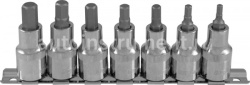 Набор головок HEX 7 пр. OMBRA 1/2" H 4-H10 (планка)