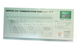 Набор инструмента Jonnesway S04H3536S (36 предметов) 3/8"+ключи