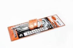 Набор ключей TORX 9 шт. Т10-Т50 АВТОДЕЛО Г-образных с центр. отв. Профессионал 39151