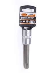 Головка торцевая со вставкой TORX Т60 1/2" АВТОДЕЛО Профессионал L=100мм. 39260