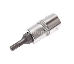 Головка с насадкой HEX 1/4" х H3, длина 37мм JTC-23603