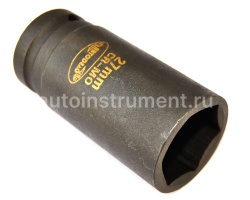 Головка торцевая 27мм. 1/2" АВТОДЕЛО удлиненная ударная 40027